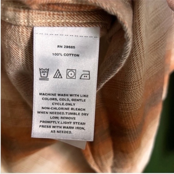 Pre-loved Pendleton Men’s Plaid Beach Shack Cotton Shirt size XL - Picture 8 of 8